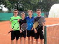 Von links: Philipp Schönlaub, Jonas Kadlubsky, Pascal Schönlaub, Julian Rieger