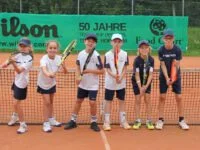 Unsere U10 Meister: Nora, Marie, Moritz, Leo, David und Max